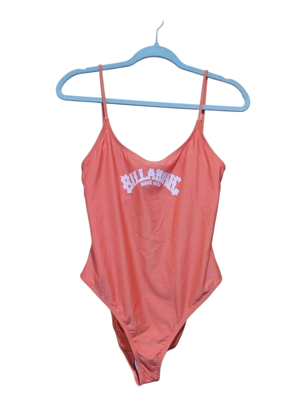 Billabong Coral One-Piece Swimsuit with White Logo